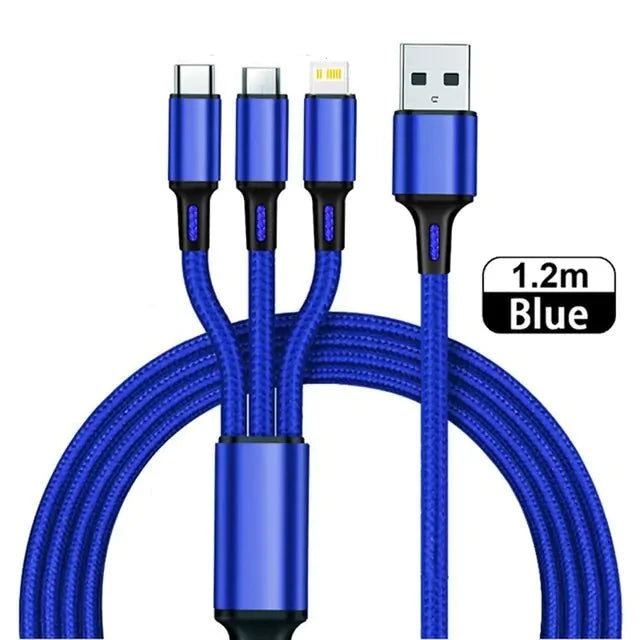 3 in 1 USB Charging Cable