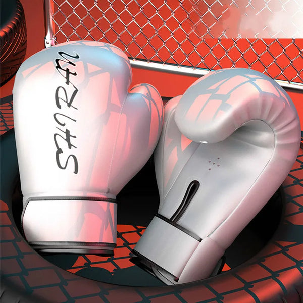 Silver Boxing Gloves Boxing Gloves for Boys Girls Adults, Boxing Gloves, Punching Training Gloves Set, Sparring Punching Gloves 10 oz