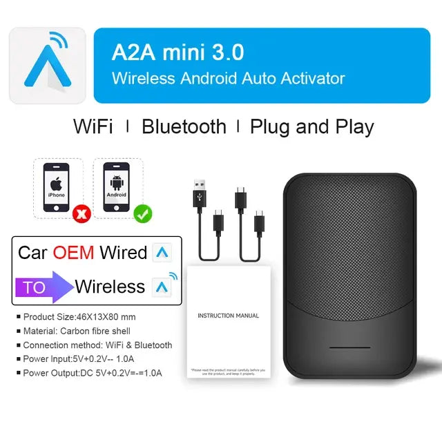 Wireless Carplay/Android Auto Box