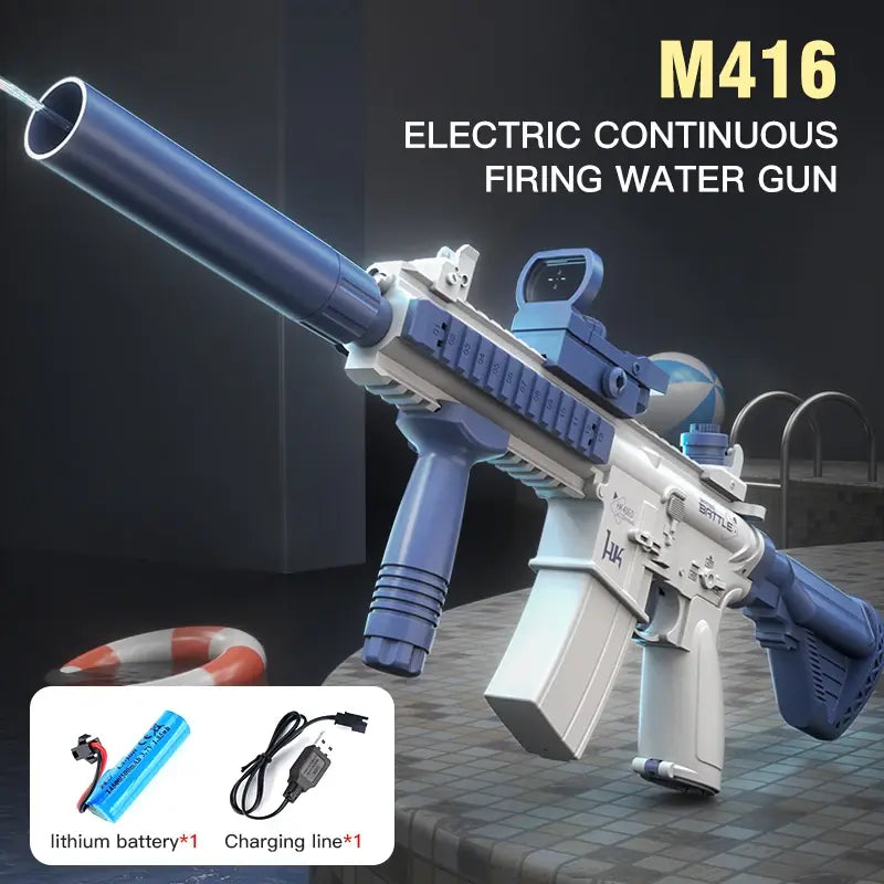 Electric Auto-Firing Water Blaster Toy