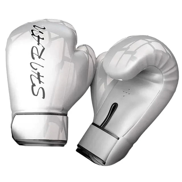 Silver Boxing Gloves Boxing Gloves for Boys Girls Adults, Boxing Gloves, Punching Training Gloves Set, Sparring Punching Gloves 10 oz