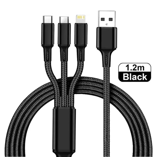 3 in 1 USB Charging Cable