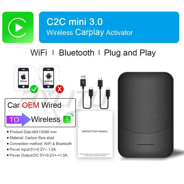 Wireless Carplay/Android Auto Box